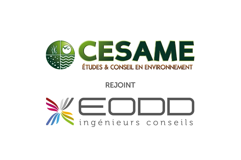 Montage photo des logos de Cesame et EODD