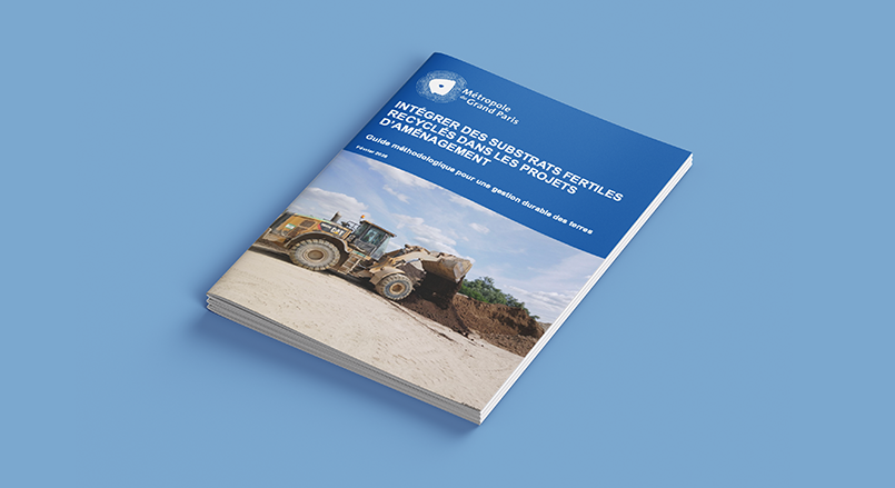 HEADER, couverture du livret "Intégrer des substrats fertiles recyclés dans les projets d'aménagement"