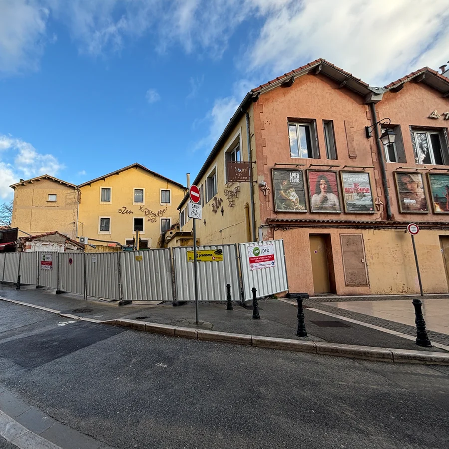 Chantier, cinéma Cézanne à Aix-en-Provence