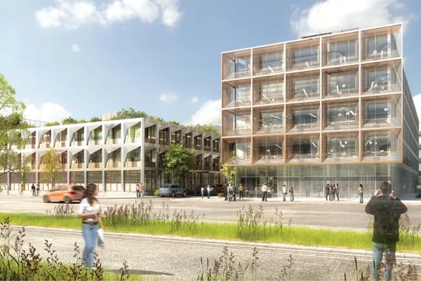 Clinique SSR et d’un bâtiment de bureaux