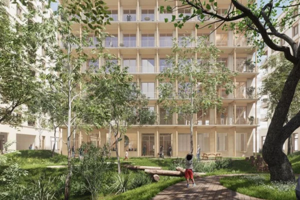 Ensemble immobilier à Lyon Confluence