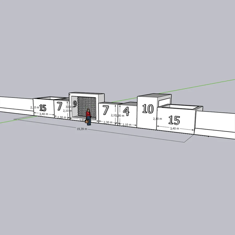 Modélisation 3D de blocs numérotés